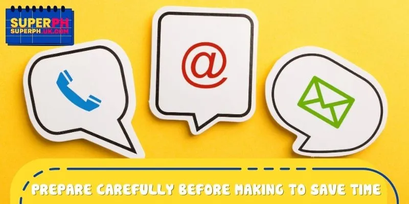 Prepare carefully before making to save time