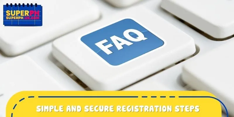 Simple and secure registration steps for all players on the platform