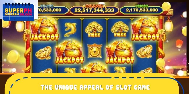 The unique appeal of slot game