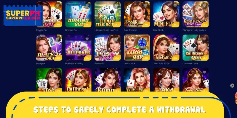 Steps to Safely Complete a SUPERPH Withdrawal