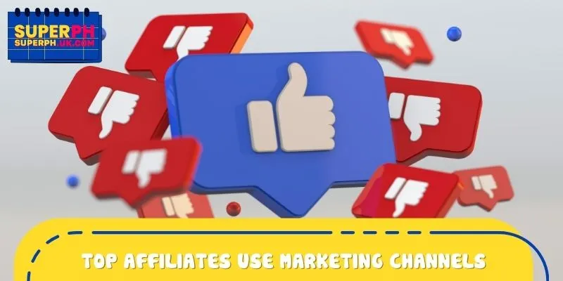 Top affiliates leverage social media, ads, and content marketing