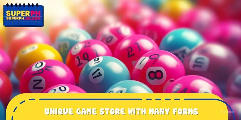 Unique game store with many forms